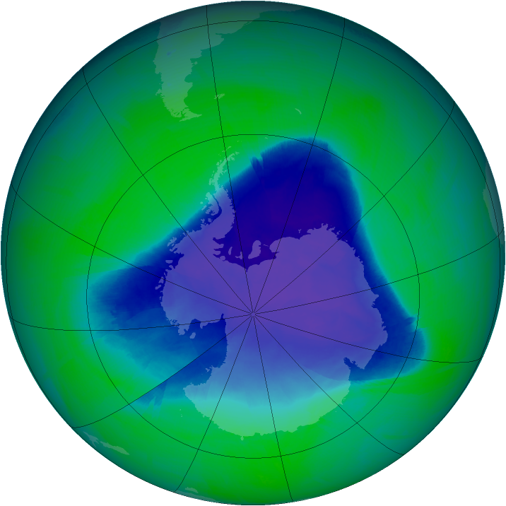 Ozone Map 2008-11-13